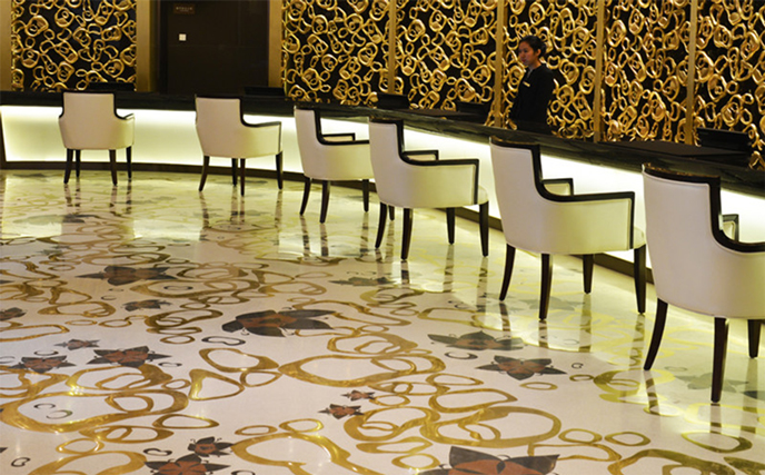 商務(wù)會(huì)所和星級(jí)酒店大廳地面材料選材指南-航特地坪漆