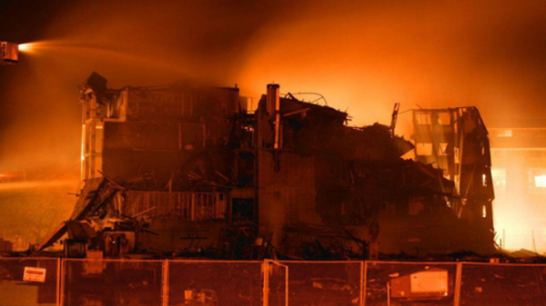 張家口化工廠附近乙炔爆炸