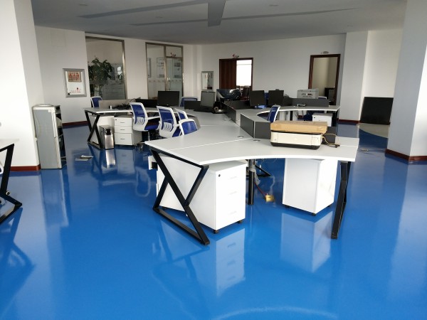 辦公室墻地面翻新后