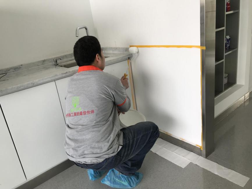 蒙牛乳業(yè)墻面翻新