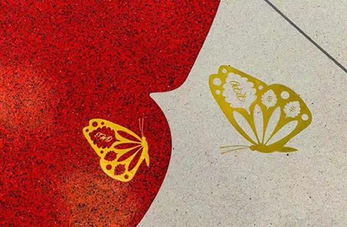 環(huán)氧磨石藝術(shù)地坪施工之九-藝術(shù)圖案周邊環(huán)氧磨石施工方法有哪些？