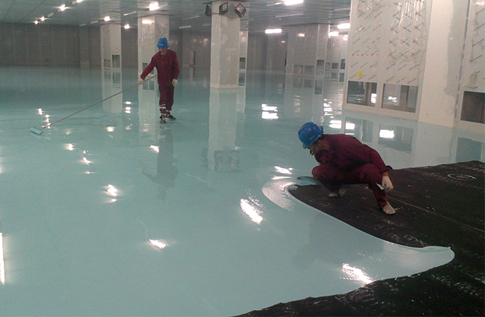 大型電子廠環(huán)氧防靜電地坪工程施工工序