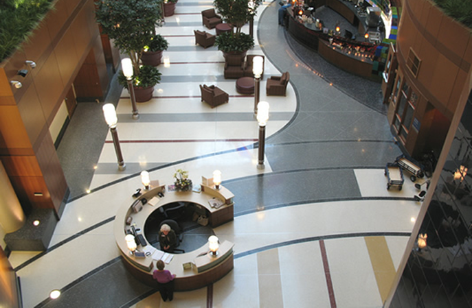 高大上的環(huán)氧磨石地坪用在哪里