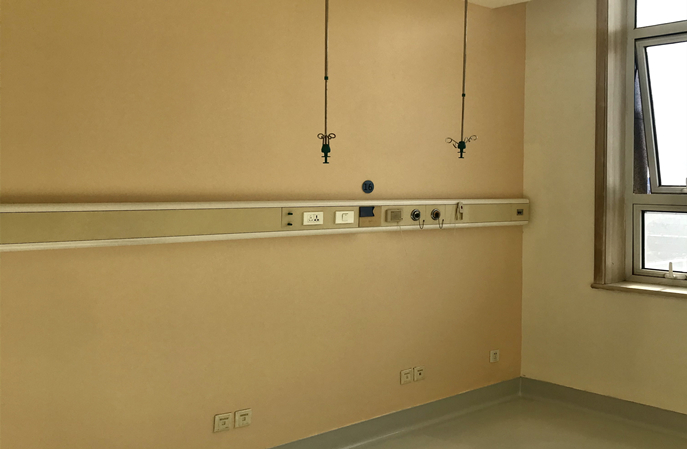 醫(yī)院墻面使用塑立得抗菌涂料翻新后