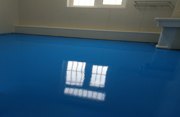 使用塑立得對瓷磚地面翻新改色