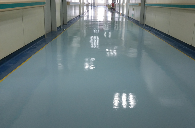 塑立得對(duì)破損彈性地材翻新后圖片