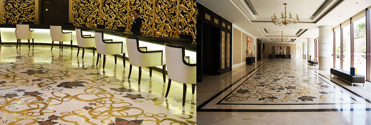 天津市社會(huì)山廣場國際會(huì)議中心藝術(shù)地坪