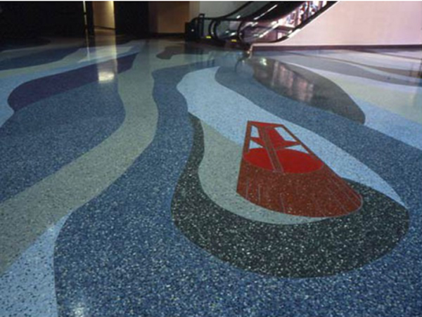 寫字樓大堂藝術(shù)地面裝修