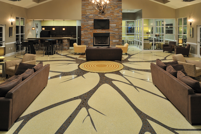 環(huán)氧磨石地面