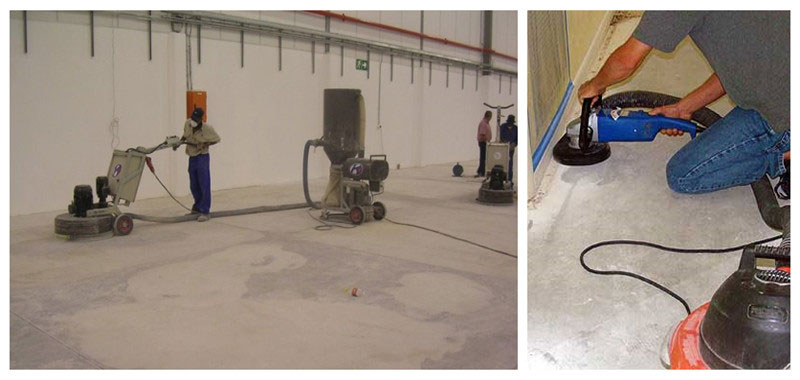 環(huán)氧地坪地面打磨