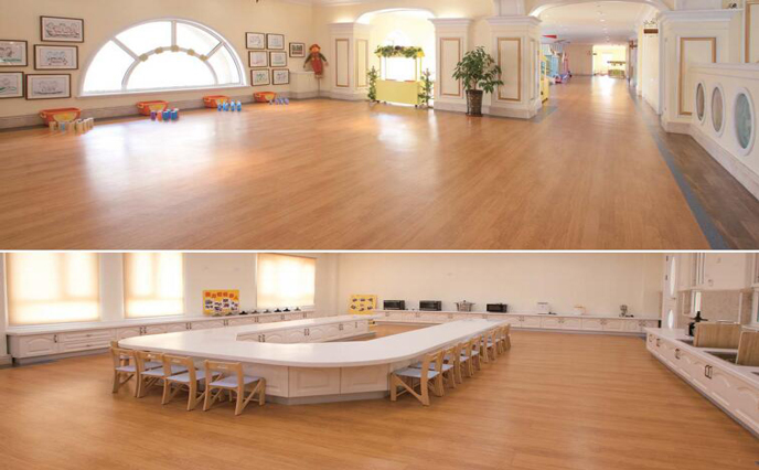 舊舞蹈地板使用塑立得翻新，比重鋪更好用!